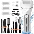 thumbnail image 1 of XUEYU Electric Callus Remover for Feet, 3 Speed Foot Callus Remover Kit W/ 3 Roller Heads, 14 in 1 Waterproof Pedicure Tools for Feet,Rechargeable Foot Scrubber for Dry & Crack,Professional Foot File, 1 of 8