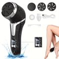 thumbnail image 1 of Electric Callus Remover For Feet With Dander Vacuum Cleaner, Rechargeable Foot Callus Remover Pedicure Tools Foot File, Foot Care Kit Dead Skin Remover With 3 Heads & 2 Speed, LCD Display, 1 of 5
