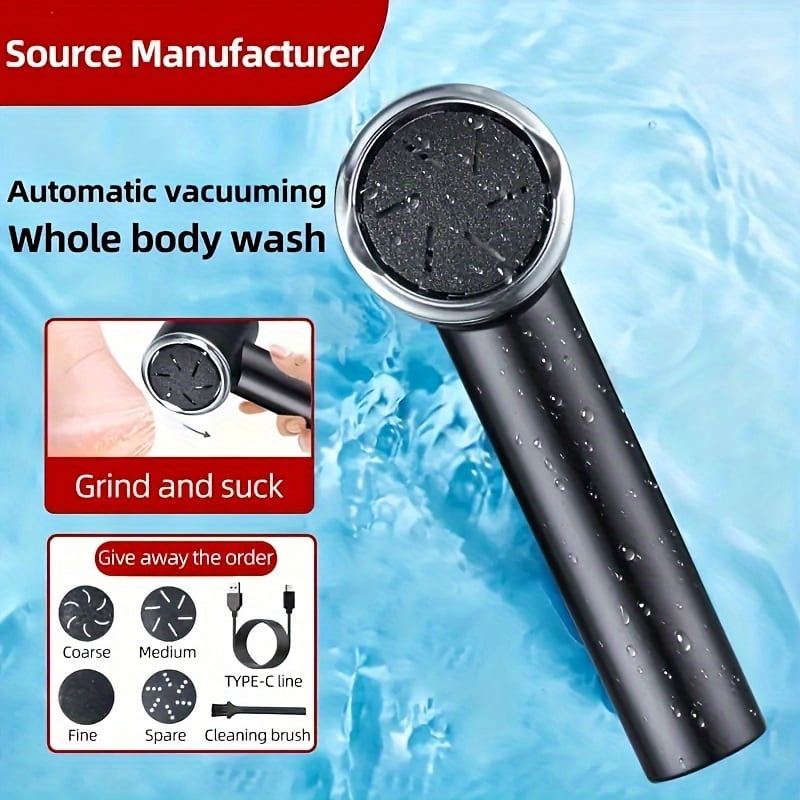 Electric Callus Remover For Feet, Portable Pedicure Kit Foot File Callus Remover, Rechargeable Foot File For Foot Care Deadskin Remover With LCD Display