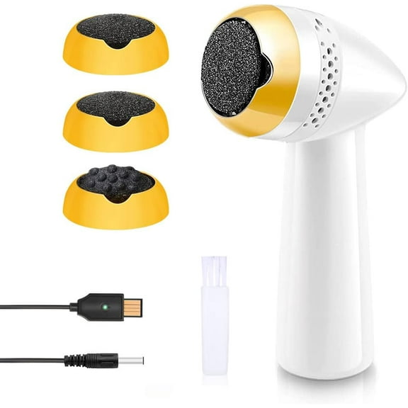 Electric Callus Remover for Feet, Upgraded Foot Callus Remover 3000 RPMs, Rechargeable Vacuum Foot Grinder,Pedicure Foot File Callus Remover for Cracked Heels Hard Skin