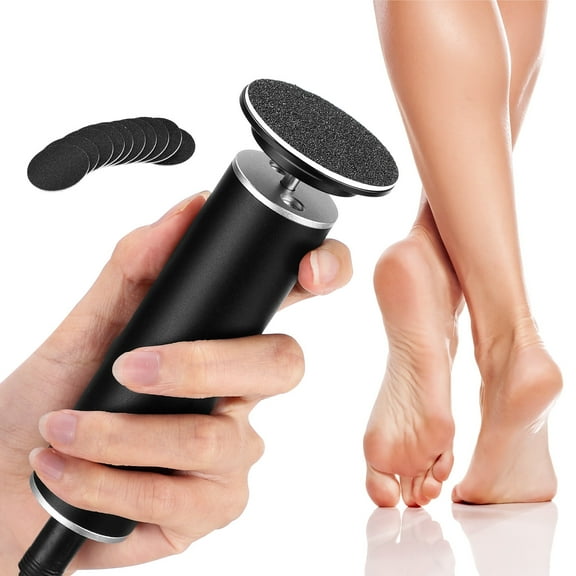 Electric Callus Remover, Foot File Grinder Tool with Adjustable Speed Controller, 60PCS Replacement Sanding Discs, Men Women Dead Dry Crack Skin Calluses Remover