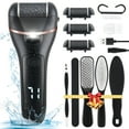 thumbnail image 1 of Electric Callus Remover for Foot Rechargeable Electronic Foot File 13 in 1 Professional Pedicure Tools Foot Care Perfect for Dead Hard Cracked and Dead Skin with 3 Roller Heads 2 Speed Battery Display, 1 of 5