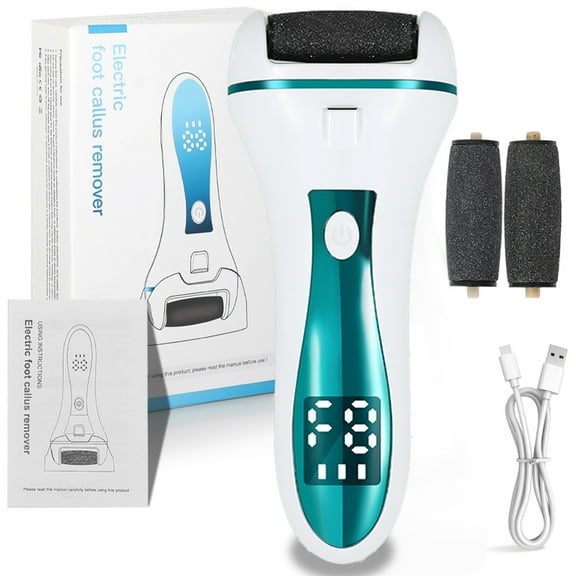 Electric Callus Remover for Feet, 9-Speed Electric Foot File with Display, Quartz Head for Dead Skin