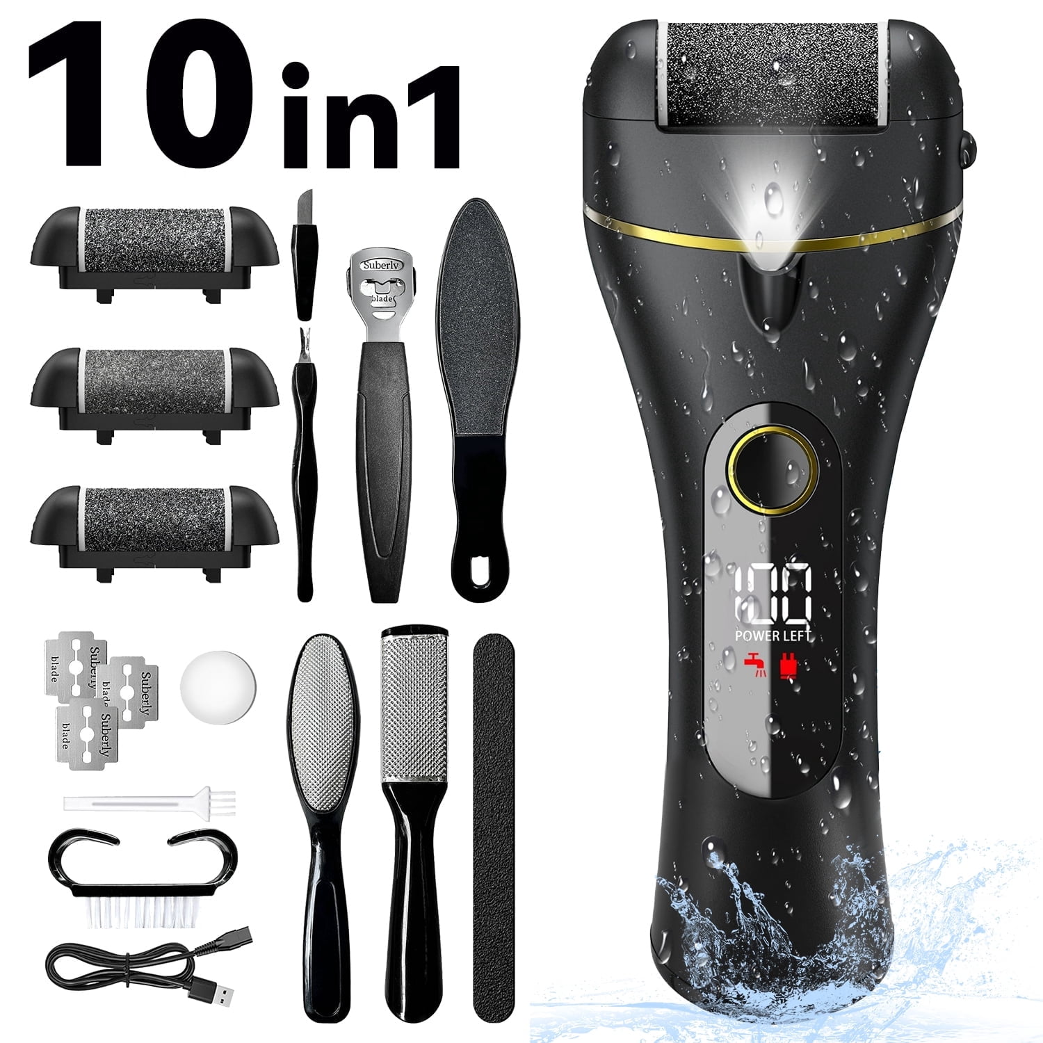 Electric Callus Remover for Feet, Portable Foot File Pedicure Tools