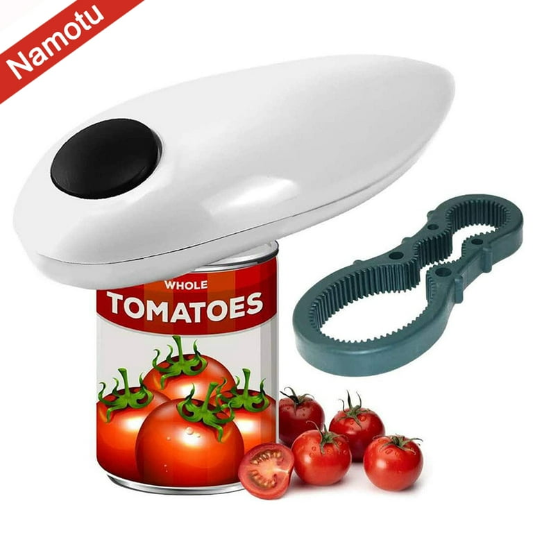 Electric Can Opener, [smooth-edge] Automatic Safety Can Opener With One  Touch, Restaurant Battery Operated Handheld Can Openers, Hands Free,  Food-safe