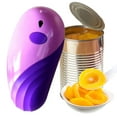 thumbnail image 1 of Electric Can Opener | Automatic No Sharp Edges | Mini Size Portable Kitchen Gadget | Safe Plastic Design | Fits Round Oval Cans | 6x3in | 1 Piece | Easy One-Touch Operation | Jar Opener Tool, 1 of 4