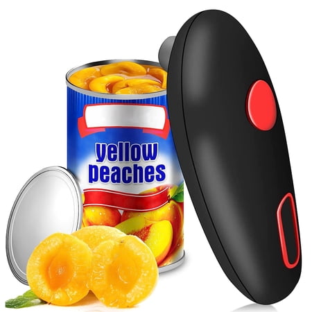 Electric Can Opener - Effortlessly Open Your Cans with the Push of a Button - Automatic, Hands-Free, Smooth Edge, Food-Safe, Fits Almost Any Can Size
