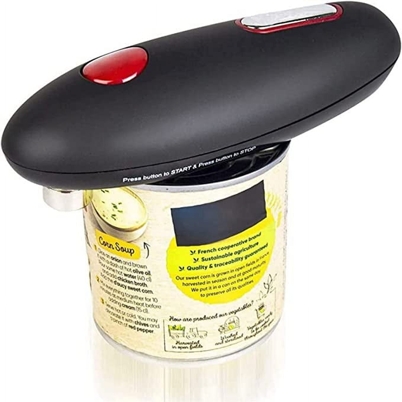 Electric Can Opener for Kitchen, One Touch, HandsFree, Fits All Sizes