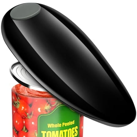Electric Can Opener,Handheld One-touch Automatic Can opener,Smooth Edge Kitchen Gadget Can Openers Electric for Seniors with Arthritis