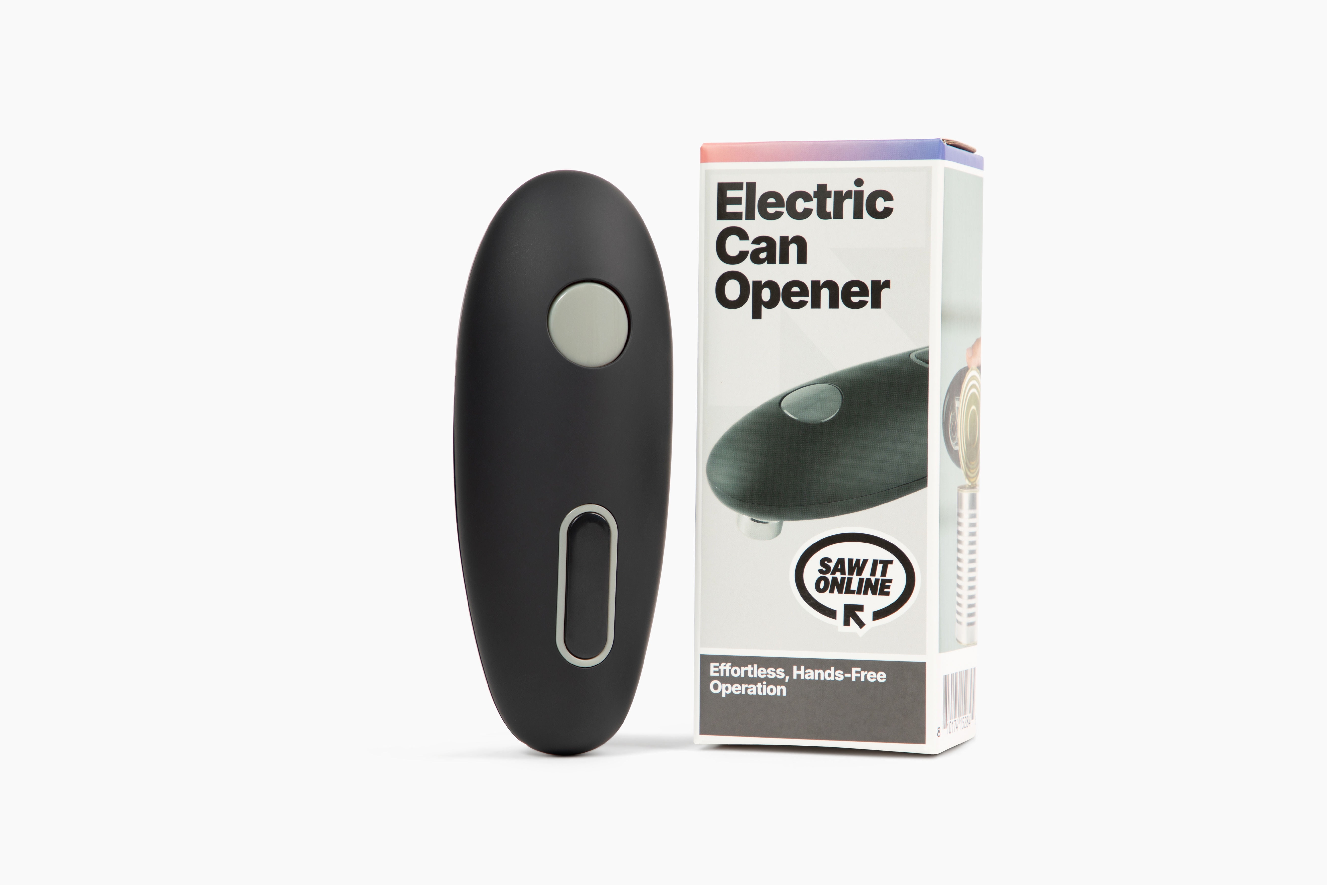Effortless Hands-Free Electric Can Opener with Smooth Edge Design