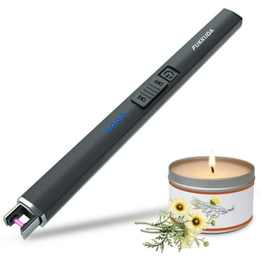 Electric Candle Lighter Plasma Arc Lighter USB Rechargeable Windproof Flameless Lighter for Candle Camping Kitchen Birthday Gift for Women Men Mom