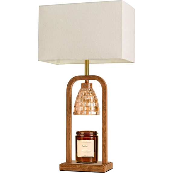 Electric Candle Warmer Lamp Black, Modern Lamp Candle Warmer with Timer ...