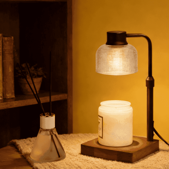KLL Candle Warmer Lamp with Timer: Home Decor House Warming Gifts for New Home - Birthday Gifts for Women Mothers Day Birthday - Wax Melt Warmer for Jar Candles with 2 Bulbs