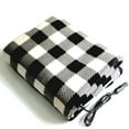 Electric Car Blanket Heated 12 Travel Throw For Car Great For Cold ...