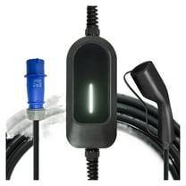 Electric Car Charger, 32A 7KW Type 2 EVSE EV Charger Portable Electric Vehicle Type 2 Cable 62196 Car Home Fast Charing
--------
Wall Charging Unit
