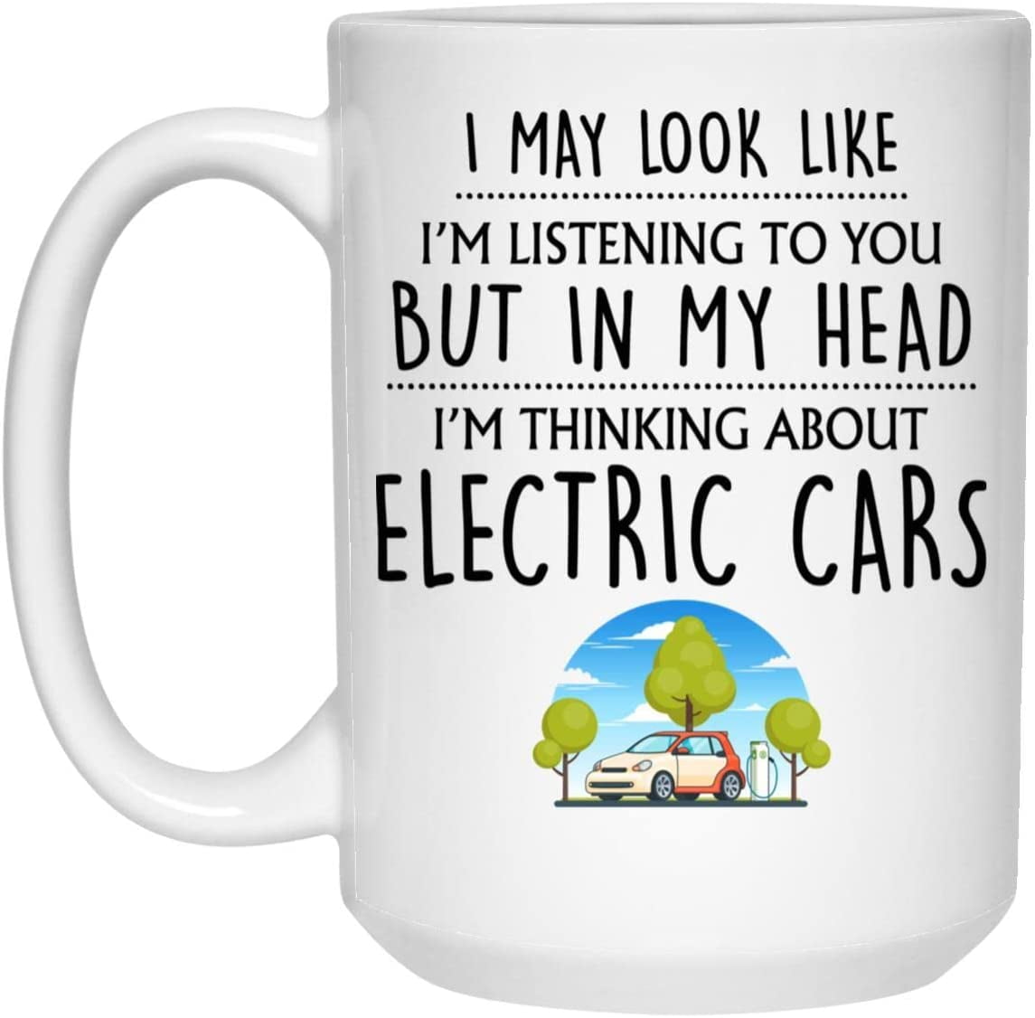 Electric Car Gift, Electric Car Mug, Funny Automotive Gifts, Car Gifts