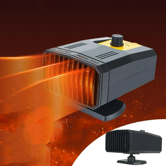 Electric Car Heater & Windshield Defroster,Portable Fast Heating 360° Rotatable Demister for Winter Use, Vehicle Heating Accessory Compatible with 48V/60V/72V Systems