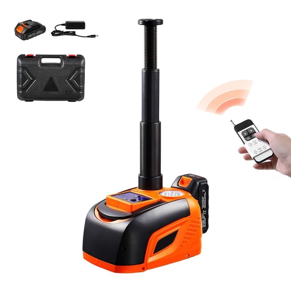 Electric Car Jack, 5 Tons /11000 lbs, Adjustable Electric Scissor Jack with High Load Capacity, Tire Change Replacement with LED Light & Remote Control, Portable Jack kit for Sedan, SUV, Truck