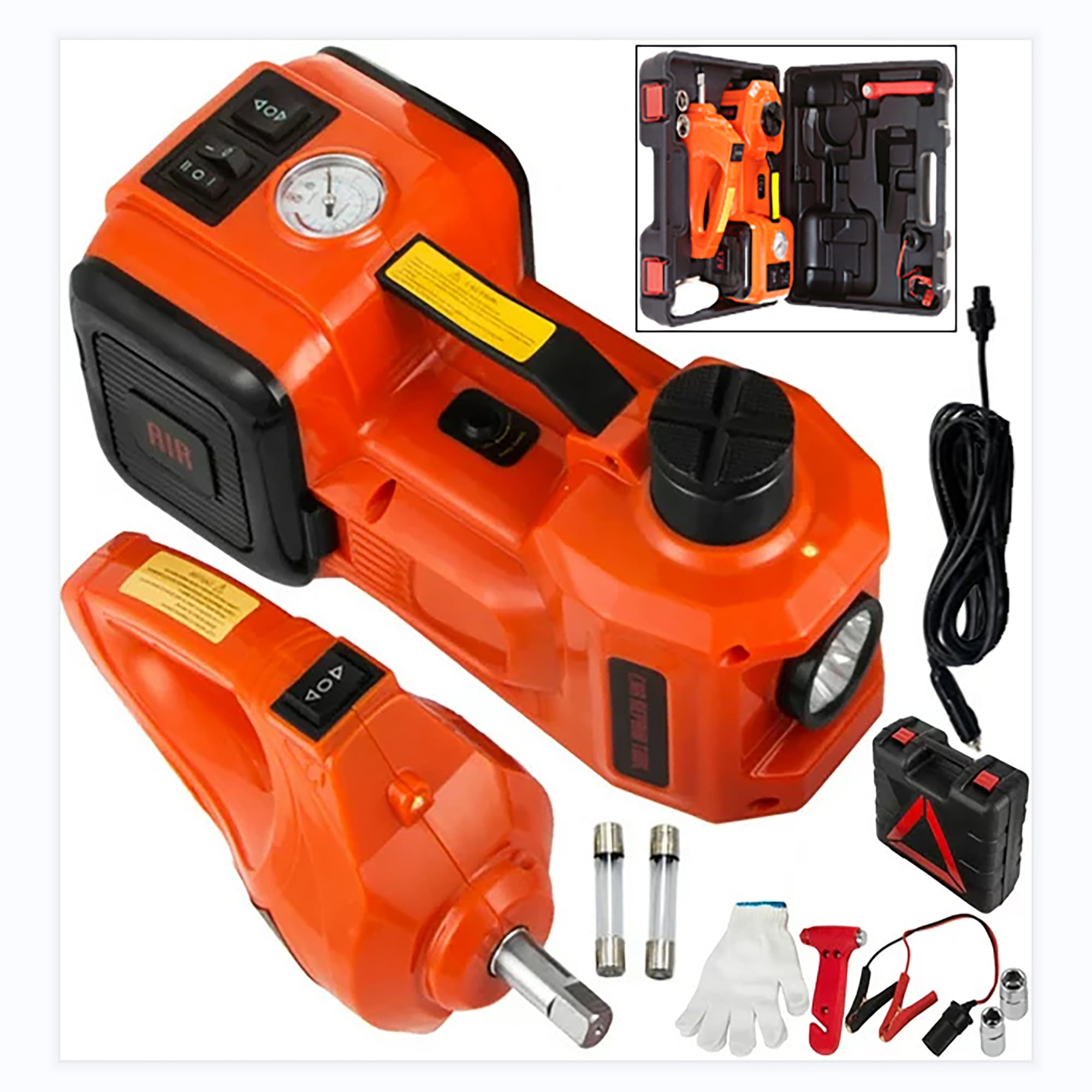 Electric Car Jack Kit MarchInn 5 Ton 12V Electric Car Jack with Built