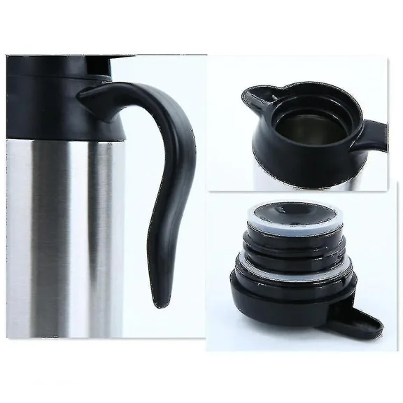 Electric Car Kettle 750ml 12v Water Car Van Lorry Travel Camping Outdoor 120w