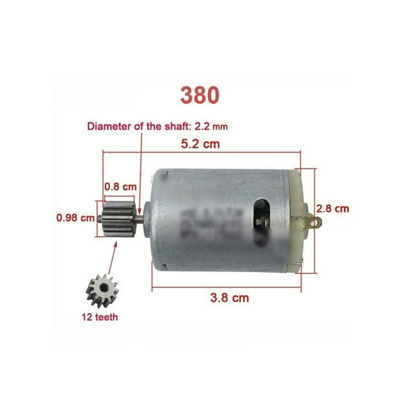 Electric Car Motor Children\\\'s Electric Car Motor RS550 RS390 RS380 12V 6V RS555 24V 10teeth Engine Electric Motor Accessories