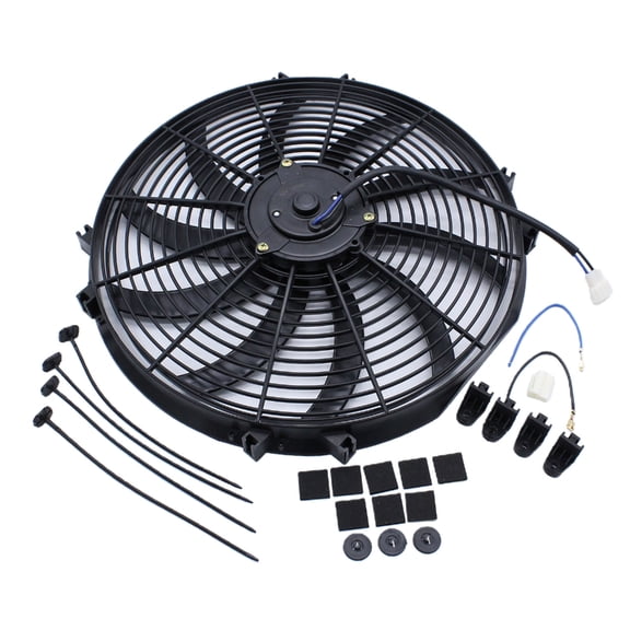 Electric Car Radiator Cooling Fan Universal 16 inch Fitting 120W