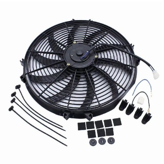 Electric Car Radiator Cooling Fan Universal 16 inch Fitting 120W