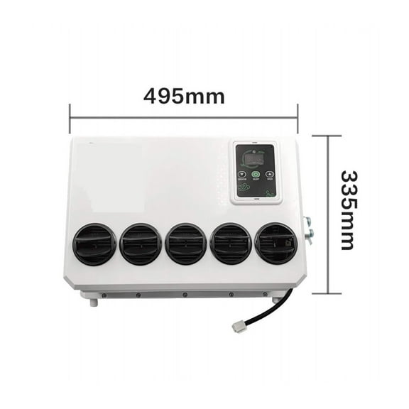 Electric Car Split Air Conditioner, 12V Parking Air Conditioning 24V For RV Truck Tractor Camper Van Motorhome ,Low Energy Consumption