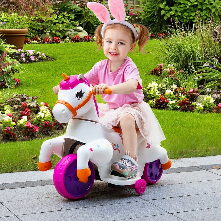 Unicorn motorised ride on motorcycle online