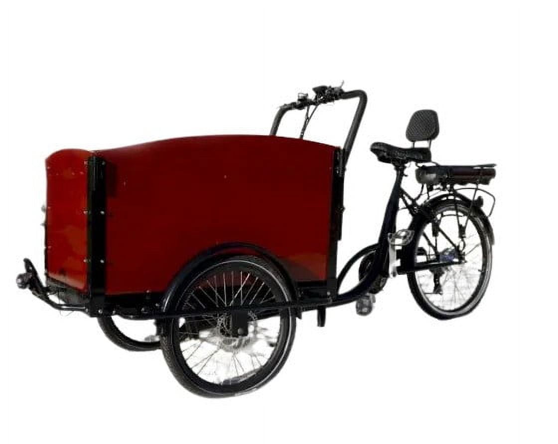 Electric Cargo Tricycle | Dutch-Style Family Bike with Large Capacity