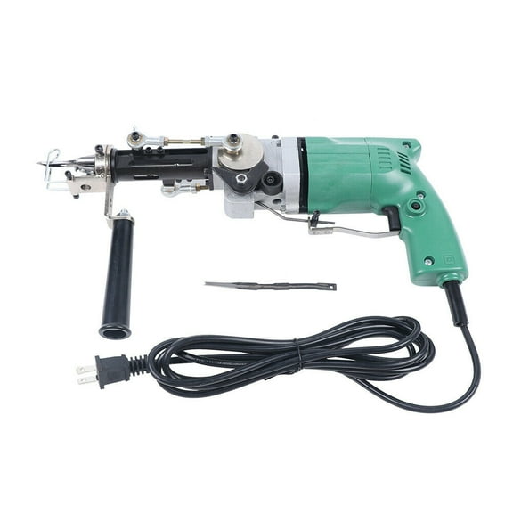 Electric Carpet Hand Tufting Gun Cut/Loop Pile Weaving Flocking Machine Kit 2400rpm