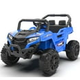 thumbnail image 1 of iRerts 12v Ride on Cars with Remote Control, Electric Ride on Toys UTV for Kids Boys Girls Ages 3-5 Gifts, Kids Cars Ride on Vehicles with Bluetooth, MP3 Music Playback, LED Light, Horn, Blue, 1 of 7