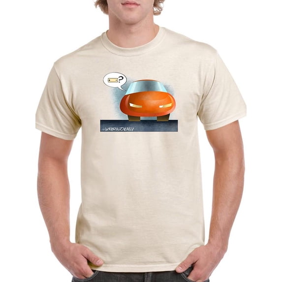 Electric Cars T-Shirt Men -Wilfred Hildonen Designs, Male XX-Large