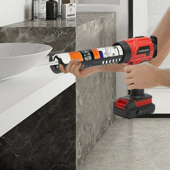 Electric Caulk Gun 20V Max Cordless Caulking Gun with Battery Adjustable Speed