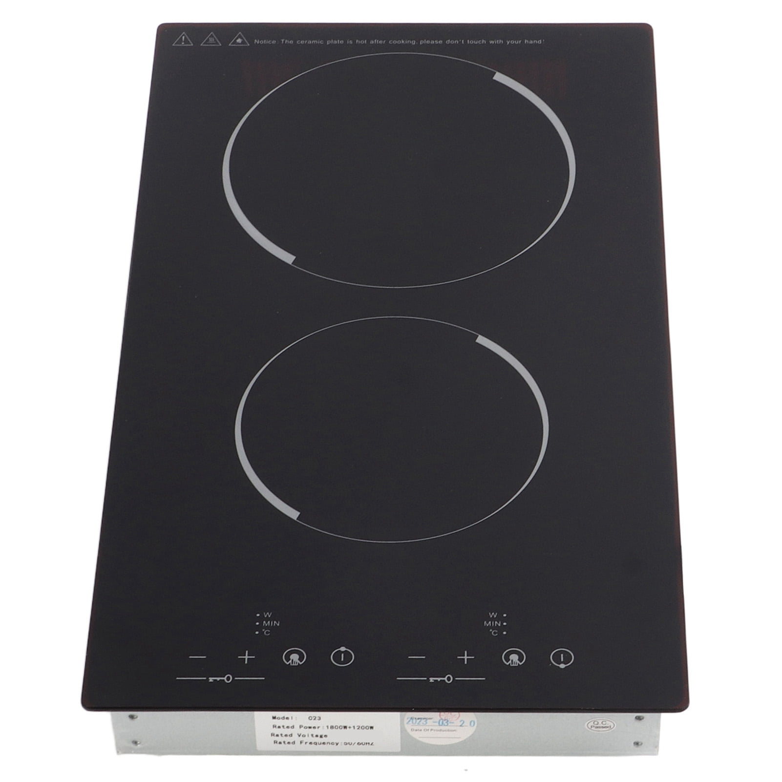 Electric Ceramic Cooktop Built In Stove Top, Double Head Commercial
