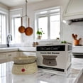 thumbnail image 1 of Electric Ceramic Wax Cube and Candle Warmer - Cream & White Engraved Design, 1 of 7