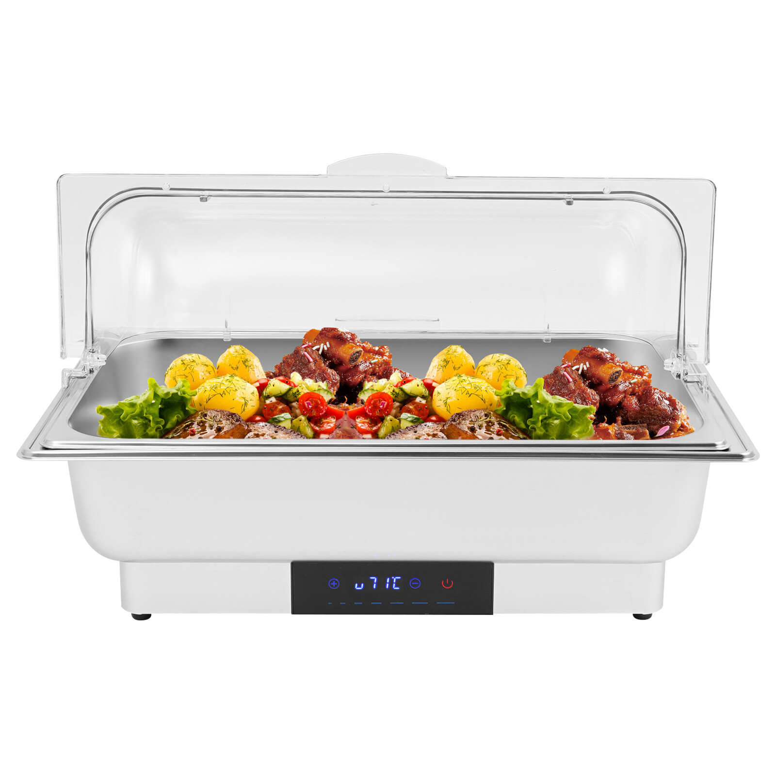 Electric Chafing Dish, Buffet Warmer for Catering w/Temp Control ...