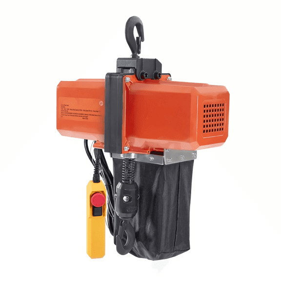 Electric Chain Hoist 1100 lbs Capacity - 120V, 15 FT Lift - Overhead Crane with 10ft Remote