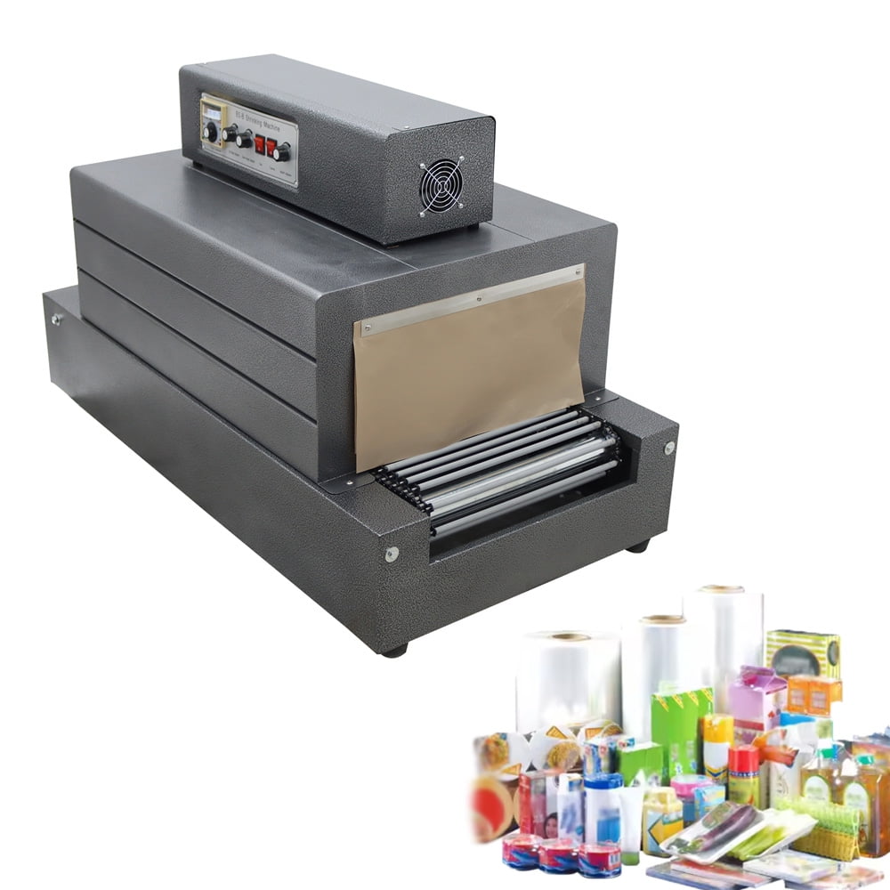 Electric Chained Type Shrink Tunnel Packaging Machine POF PVC Heat Shrink Packaging Machine 220V