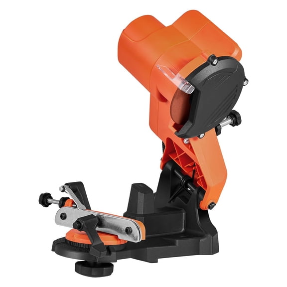 Electric Chainsaw Sharpener 85W Bench Saw Chain Sharpener 5000RPM Professional Chainsaw Sharpening Tool with 2 Grinding Wheels for Woodworking Logging Gardening