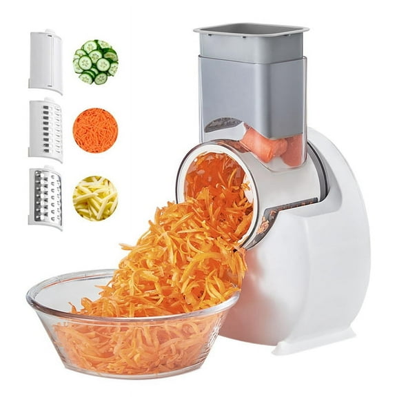 Electric Cheese Grater Detachable Electric Salad Maker for Home Kitchen Vegetable Slicer for Potato Cheeses and Nuts