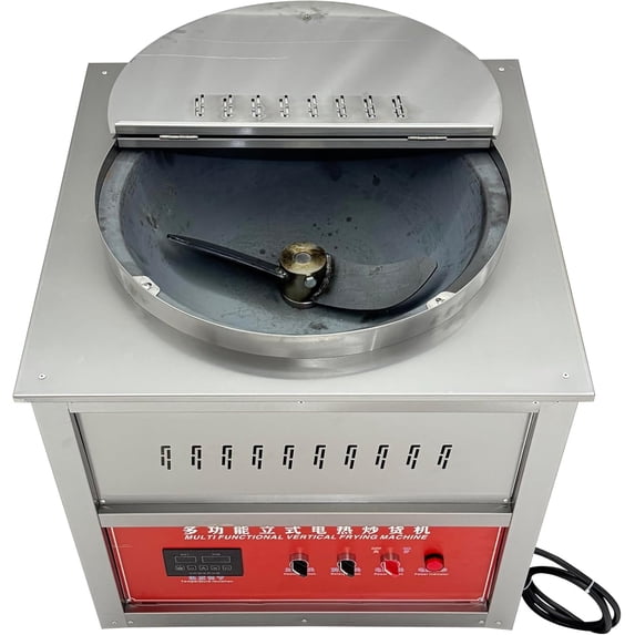 Electric Chestnut Roasting Machine Automatic Nut Drum Roaster Pot 220V