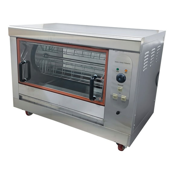 Electric Chicken Rotisserie Gill Oven Machine Desktop Rotary Roaster 220V