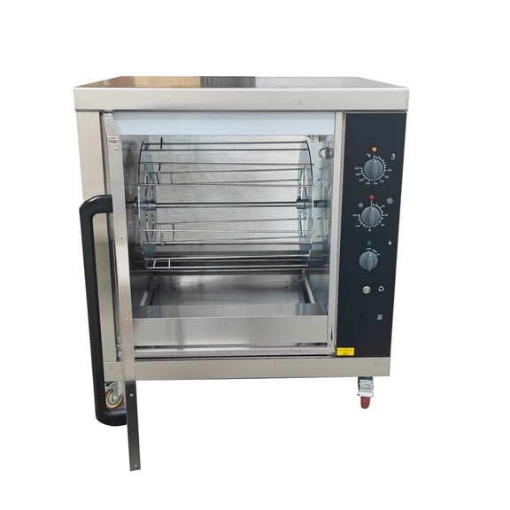 Electric Chicken Rotisserie Machine 220V Countertop Rotary Roaster Automatic Rotary Grill