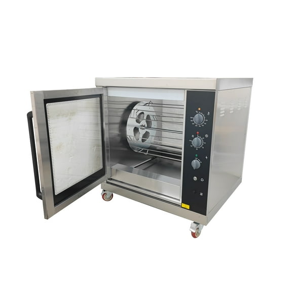 Electric Chicken Rotisserie Oven Countertop Rotary Roaster Rotary Grill 220V 12kW