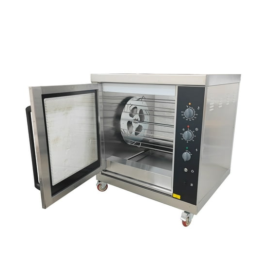 Electric Chicken Rotisserie Oven Countertop Rotary Roaster Rotary Grill ...
