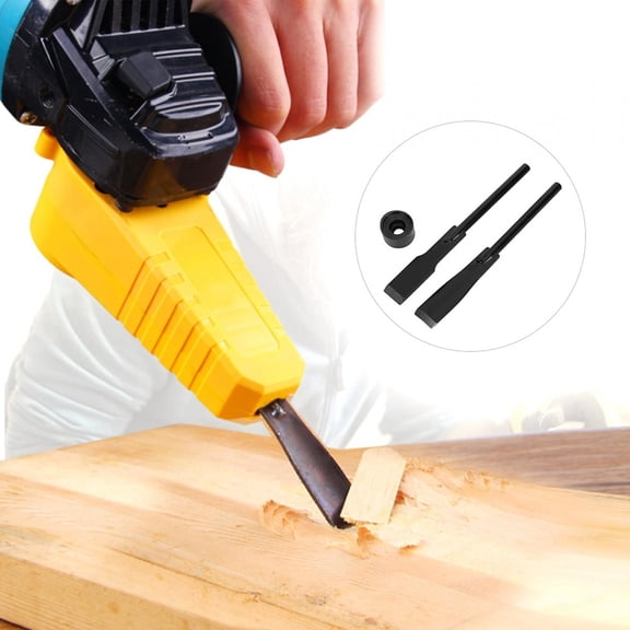 Electric Chisel Modified Tool, Carpentry Woodworking Accessory, Stainless Steel, 7.9 in / 200 mm