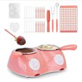 thumbnail image 1 of Electric Chocolate Fondue Pot - Mini Chocolate Melting Pot Kit with Double Pot, Molds & Fork for Melting Candy, Cheese, Butter, Milk Chocolate & Candy Making, 1 of 4