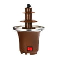 thumbnail image 1 of Electric Chocolate Machine，3 Layer Cheese Machine，Hold 10oz Chocolate Fondue ，Stainless Steel Cheese Melting Machine，Auto Off Household Chocolate For Candy Home Decor, 1 of 3