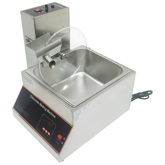 Electric Chocolate Mixer and Digital Display Chocolate Melting Machine 12kg Capacity for Chocolate Tempering 110V